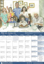 Load image into Gallery viewer, Calendar: David and Martha Stern, Family and Friends Celebrate the Holidays. In Loving Memory of David H. Stern  2023-2024