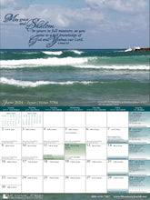 Load image into Gallery viewer, Shalom Calendar - 16 Month Biblical Calendar- Sept. 2023 through Dec. 2024